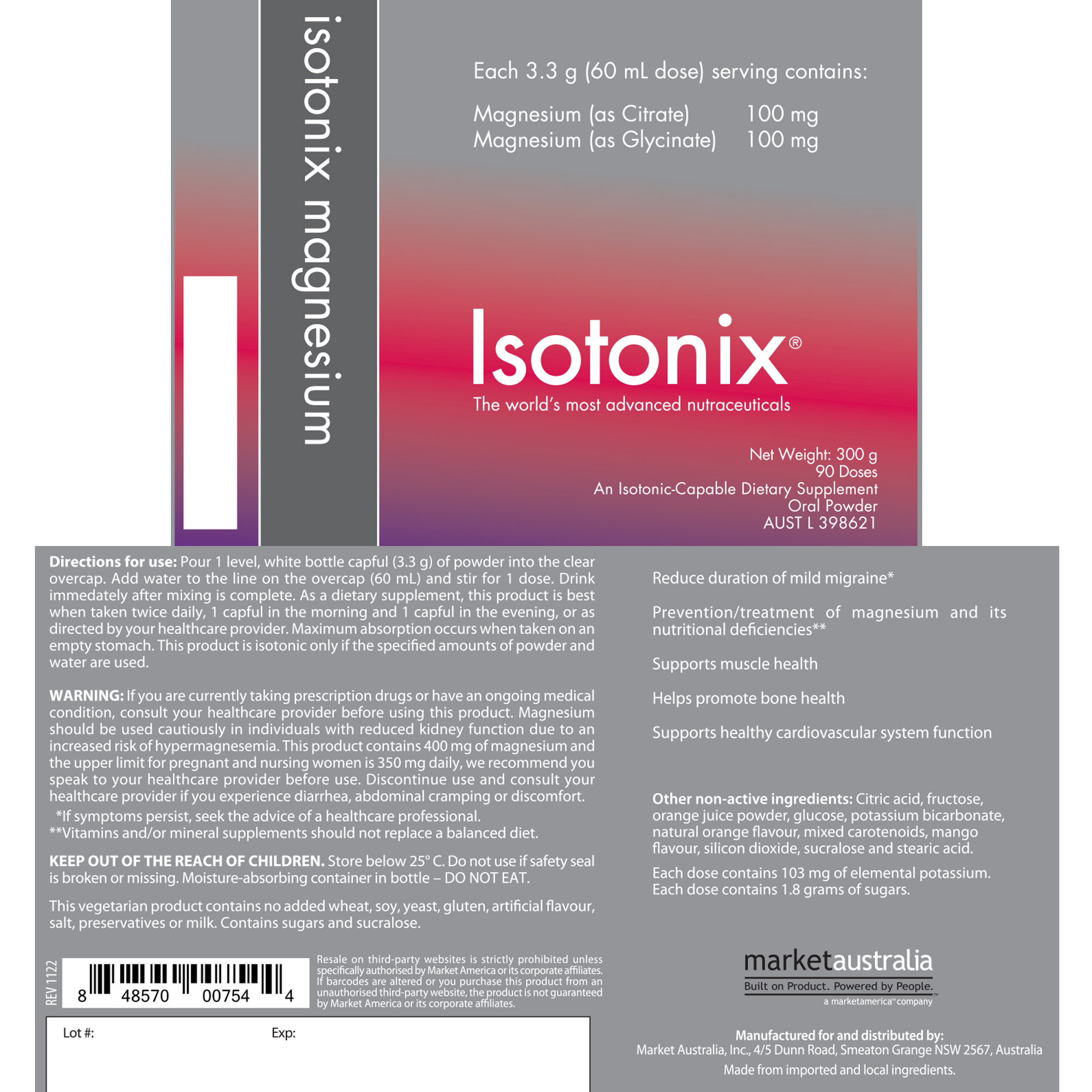 Isotonix&#174; Magnesium alternate image