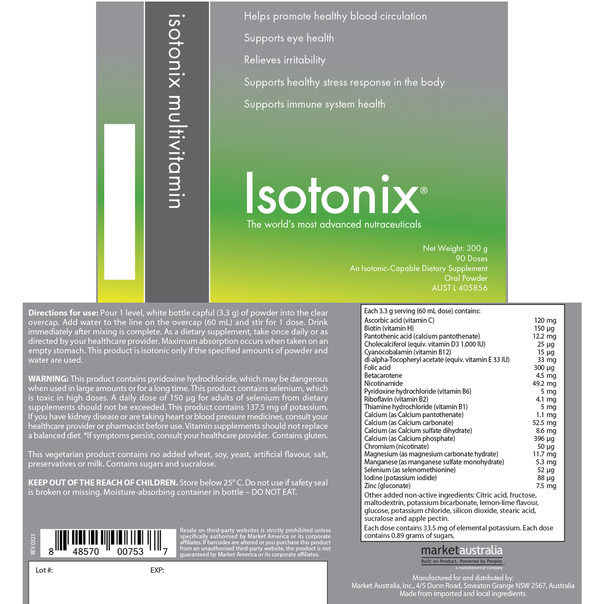 Isotonix&#174; Multivitamin alternate image