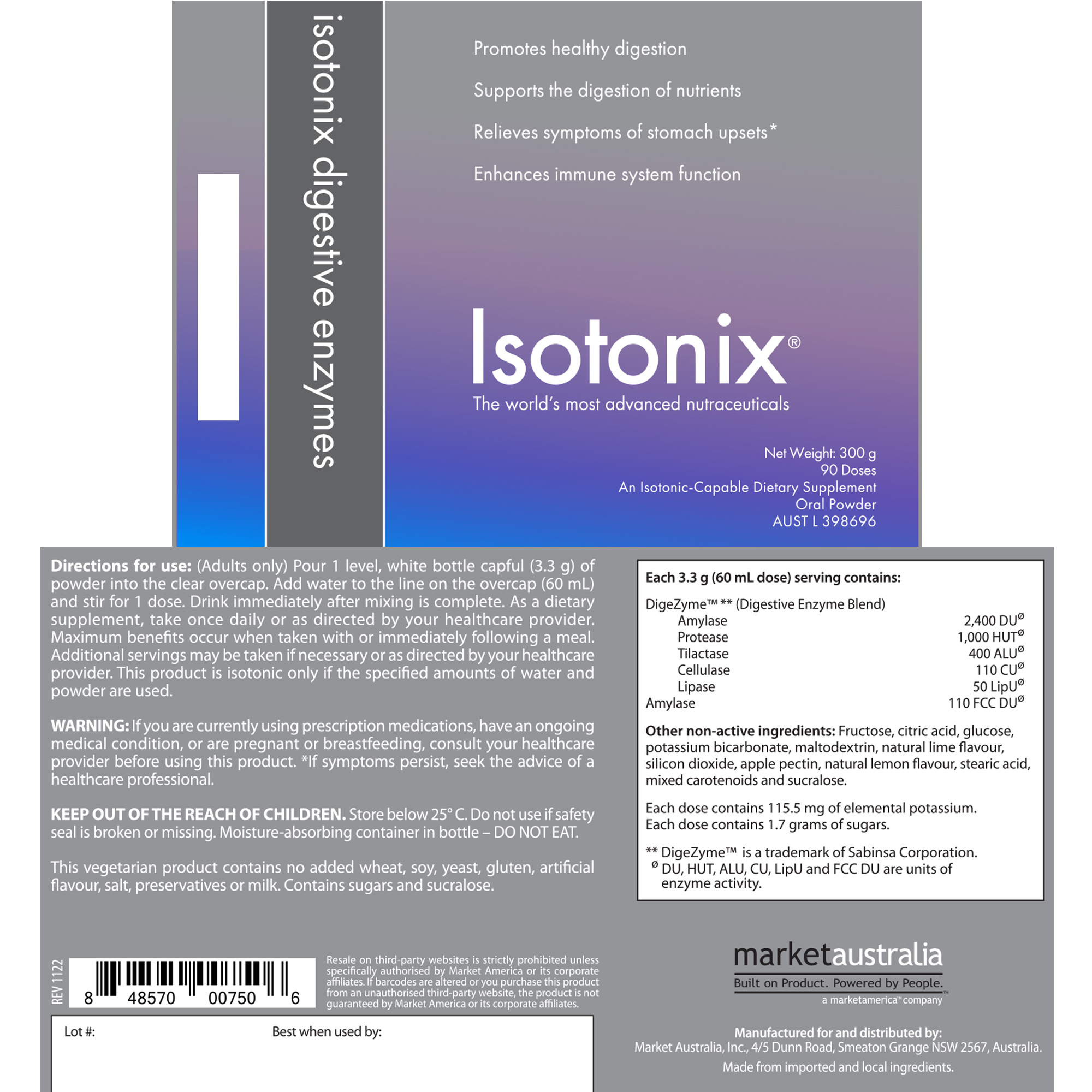 Isotonix&#174; Digestive Enzymes alternate image
