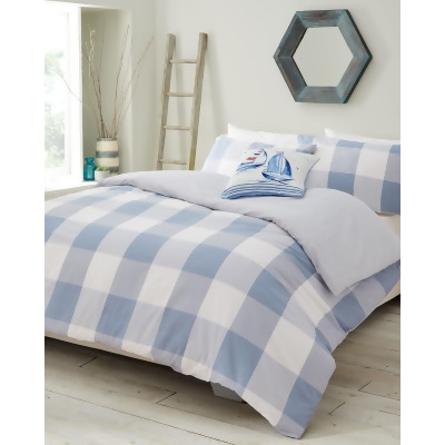 Cotton Traders Women S Padstow Duvet Set In Blue From Cotton