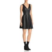 Aqua Faux Leather Pleated Dress - 100% Exclusive Aqua Faux Leather Pleated Dress - 100% Exclusive