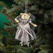 Bloomingdale's Fabric Fox Ballerina Ornament - 100% Exclusive Bloomingdale's Fabric Fox Ballerina Ornament - 100% Exclusive