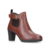 Carvela Comfort Rain - Tan Mid Heel Ankle Boots Carvela Comfort Rain - Tan Mid Heel Ankle Boots
