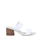 Carvela Sule - White Block Heel Sandals Carvela Sule - White Block Heel Sandals