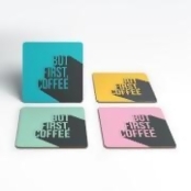 But First, Coffee Coasters (Pack of 4) But First, Coffee Coasters (Pack of 4)