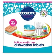 Ecozone Brilliance All in One Dishwasher Tablets - 25 Ecozone Brilliance All in One Dishwasher Tablets - 25