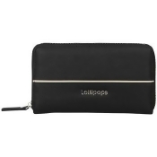 Lollipops Working girl wallet black women's Purse wallet in Black Lollipops Working girl wallet black women's Purse wallet in Black