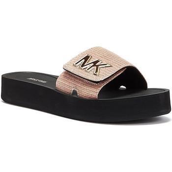 michael kors rose gold slides