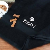 Personalised Dog Towel Personalised Dog Towel