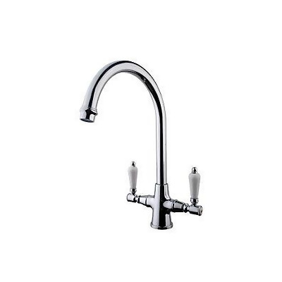 Wickes Zores Monobloc Kitchen Sink Mixer Tap Chrome From