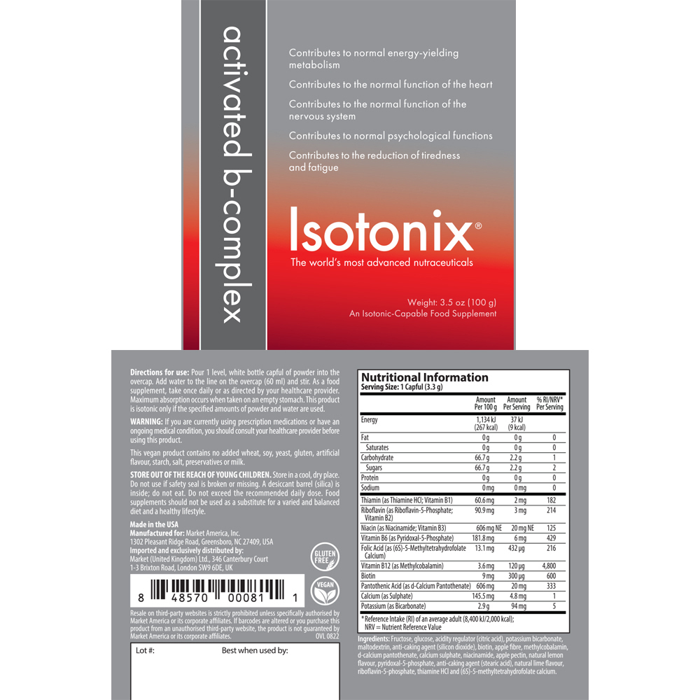 Isotonix Activated B-Complex alternate image