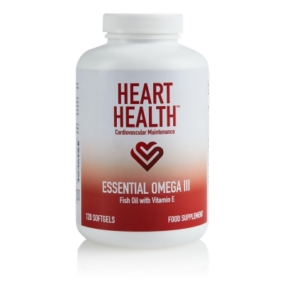 Heart Health Essential Omega III Fish Oil With Vitamin E 