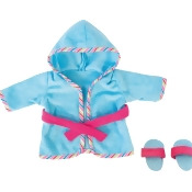 Sweet Blue Bathrobe and Slippers Sweet Blue Bathrobe and Slippers