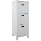 HOME Fareham 3 Drawer Storage Unit - White HOME Fareham 3 Drawer Storage Unit - White