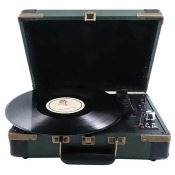 GPO Ambassador Turntable - Green and Black. GPO Ambassador Turntable - Green and Black.