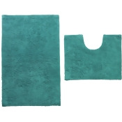 ColourMatch - Bath and Pedestal Set - Teal ColourMatch - Bath and Pedestal Set - Teal