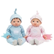 Chad Valley Tiny Treasures Twin Babies Bumper Set Chad Valley Tiny Treasures Twin Babies Bumper Set