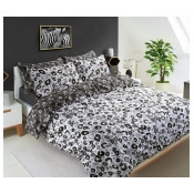 Pieridae Grey Animal Print Bedding Set - Kingsize Pieridae Grey Animal Print Bedding Set - Kingsize
