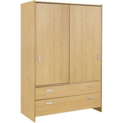 Argos Home Capella 2 Door 2 Drw Sliding Wardrobe Oak Eff