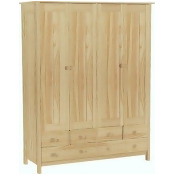 Argos Home Scandinavia 3 Piece 2 Door Wardrobe Set Pine From