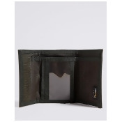 M&S Collection Scuff Resistant Cordura Tri-fold Wallet with Cardsafe M&S Collection Scuff Resistant Cordura Tri-fold Wallet with Cardsafe