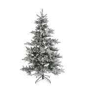 7Ft Lit Frosted Noble Spruce Tree 7Ft Lit Frosted Noble Spruce Tree