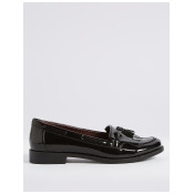 M&S Collection Patent Tassel Loafers M&S Collection Patent Tassel Loafers