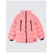 Padded Zip Through Coat with Stormwear (3-16 Years) Padded Zip Through Coat with Stormwear (3-16 Years)