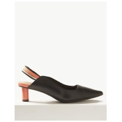 M&S Collection Pointed Toe Slingback Shoes M&S Collection Pointed Toe Slingback Shoes