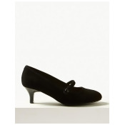M&S Collection Suede Kitten Heel Court Shoes M&S Collection Suede Kitten Heel Court Shoes