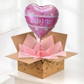 Newborn Baby Girl Balloon Gift Set Newborn Baby Girl Balloon Gift Set