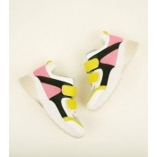 Pink Limited Edition Colour Block Strap Chunky Trainers New Look Pink Limited Edition Colour Block Strap Chunky Trainers New Look