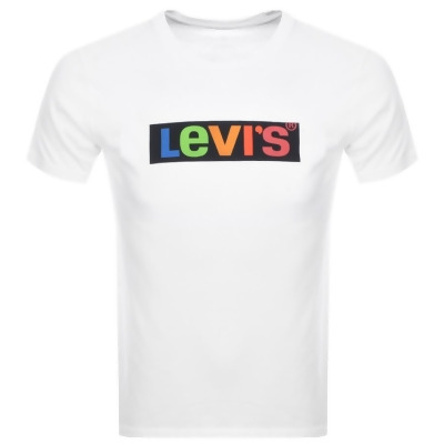 levis white logo t shirt