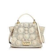 Zac Zac Posen Eartha Medium Floral Applique Leather Satchel Zac Zac Posen Eartha Medium Floral Applique Leather Satchel