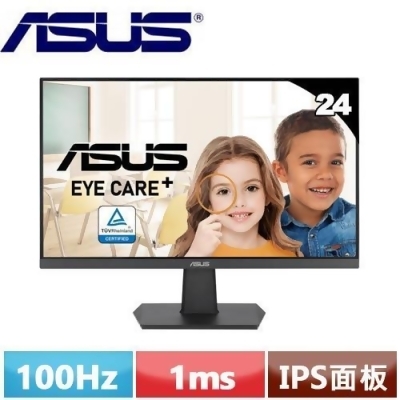 ASUS華碩 24型 VA24EHF Full HD 護眼電競螢幕 
