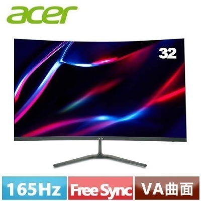ACER宏碁 32型 ED320QR S3 曲面電競螢幕 