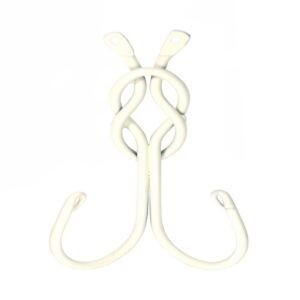 B Q Cream Steel Double Robe Hook From B Q Uk At Shop Com Uk