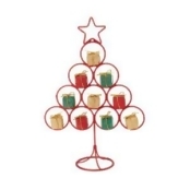Gold & red Glitter Wire Table top tree Gold & red Glitter Wire Table top tree