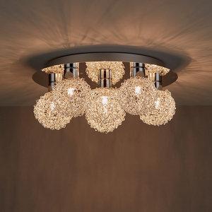 vacuna chrome effect ceiling light