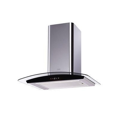 cooke and lewis curved glass hood