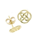 9ct Yellow Gold Openwork Celtic Knot Stud Earrings 10.01.155 9ct Yellow Gold Openwork Celtic Knot Stud Earrings 10.01.155