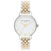 Olivia Burton Midi Dial Gold And Silver Bracelet Watch OB16MDW34 Olivia Burton Midi Dial Gold And Silver Bracelet Watch OB16MDW34