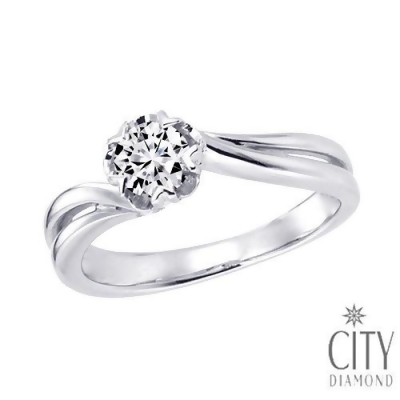 City Diamond『茉莉花語』30分F/VS1 鑽石戒指 