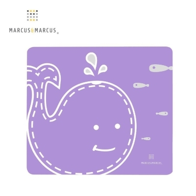 【MARCUS＆MARCUS】動物樂園矽膠餐墊-鯨魚 