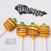 JOYCE巧克力工房-萬聖節限定巧克力棉花棒棒糖【10支入】/ JOYCE巧克力工房-萬聖節限定巧克力棉花棒棒糖【10支入】