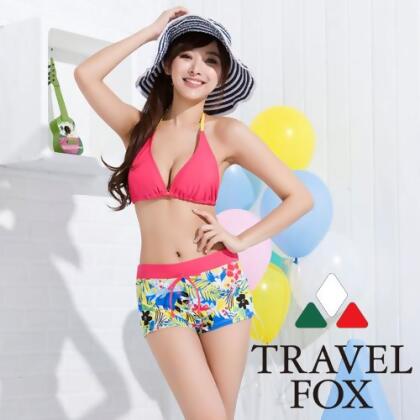 【夏之戀TRAVEL FOX】夏日風情比基尼三件式泳衣(C15726) 