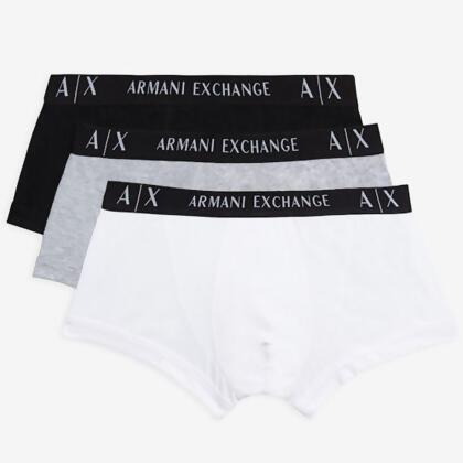 【A/X】2021男時尚合身黑灰白色四角內褲混搭3件組【預購】 