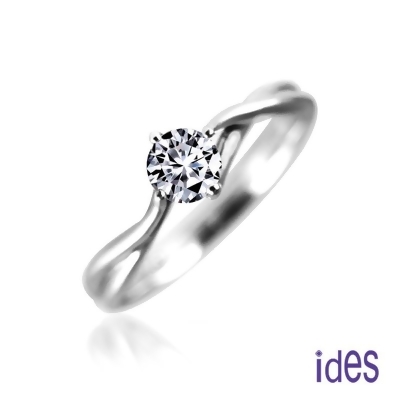 ides愛蒂思 設計款30分E/VS1八心八箭完美車工鑽石戒指/結婚求婚戒/纏綿 
