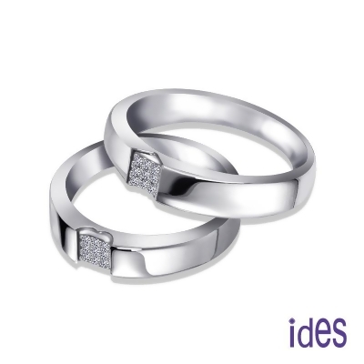 ides愛蒂思 愛完整。設計款鑽石對戒/求婚結婚戒 