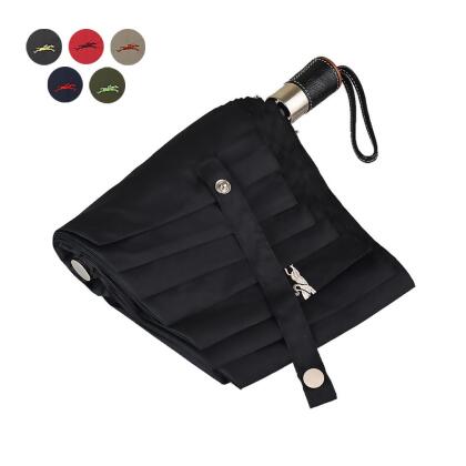 LONGCHAMP PAEAPLUIE HOMME刺繡LOGO自動傘(多色) 